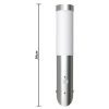 2 Motion Detector Stainless Steel Wall Lights