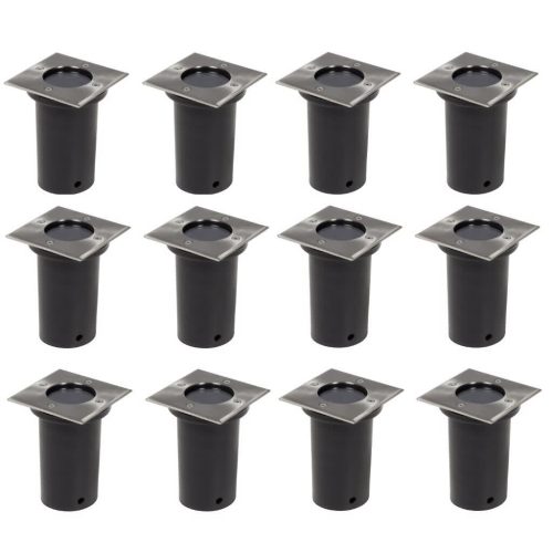 Outdoor Ground Lights 12 pcs Square (4×40394)