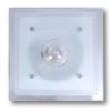 Ceiling Lamp Glass Square 1 x E27 Crystal