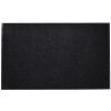 Black PVC Door Mat 90 x 150 cm