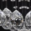 Ceiling Lamp with Glittering Glass Crystal Beads 8 x G9 29 cm