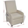 Massage Chair Cream Faux Leather