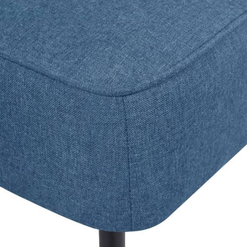 Cocktail Chair Blue Fabric