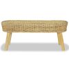 Hall Bench 110x35x45 cm Natural Rattan