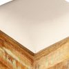 Storage Bench Solid Reclaimed Wood 40x40x45 cm
