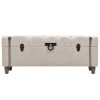 Storage Bench Set 3 pcs 112x37x45 cm Solid Wood and Steel