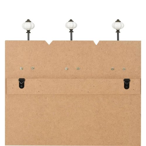 Wall-mounted Coat Rack with 6 Hooks 120×40 cm FAMILY RULES
