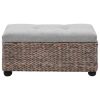 Bench Set 2 Pieces Seagrass Grey