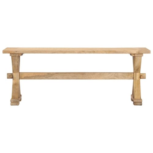 Hall Bench 120x35x45 cm Solid Mango Wood