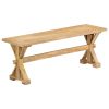 Hall Bench 120x35x45 cm Solid Mango Wood