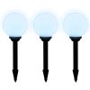 Outdoor Pathway Lamps 6 pcs LED 20 cm with Ground Spike