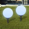 Outdoor Pathway Lamps 4 pcs LED 30 cm with Ground Spike