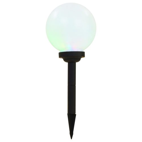 Outdoor Solar Lamps 6 pcs LED Spherical 20 cm RGB
