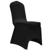 Chair Cover Stretch Black 12 pcs