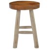 Stool Brown Teak Wood