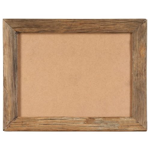 Photo Frames 2 pcs 34×40 cm Solid Reclaimed Wood and Glass