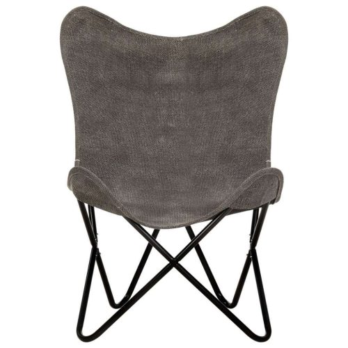 Butterfly Chair Anthracite Canvas