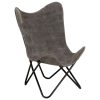 Butterfly Chair Anthracite Canvas