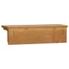 Coat Rack 60x16x16 cm Solid Oak Wood