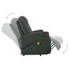 Massage Stand-up Chair Anthracite Faux Leather