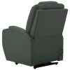 Massage Stand-up Chair Anthracite Faux Leather