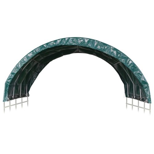 Livestock Tent PVC 3.7×3.7 m Green