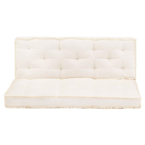 2 Piece Pallet Sofa Cushion Set Beige