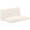 2 Piece Pallet Sofa Cushion Set Beige