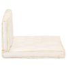 2 Piece Pallet Sofa Cushion Set Beige