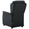 Electric Massage Recliner Dark Grey Fabric