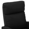 Electric Massage Reclining Chair Black Faux Leather