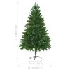 Artificial Christmas Tree with LEDs 150 cm Green