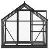 Glass Greenhouse Anthracite 155x103x191 cm Aluminium