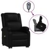 Stand up Massage Chair Black Faux Leather