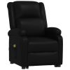 Stand up Massage Chair Black Faux Leather