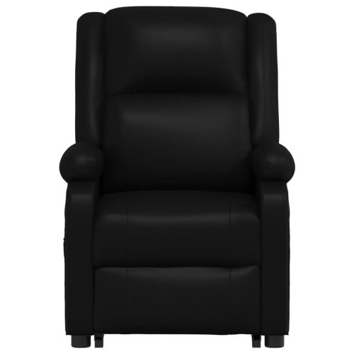 Stand up Massage Chair Black Faux Leather