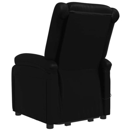 Stand up Massage Chair Black Faux Leather