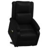 Stand up Massage Chair Black Faux Leather