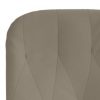 Relaxing Chair with Footstool Light Grey Velvet