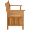 Garden Storage Bench 148 cm Solid Acacia Wood