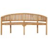 Banana Bench 180 cm Solid Teak Wood