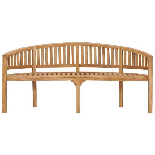 Banana Bench Solid Teak Wood