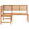 Garden Corner Bench 140 cm Solid Acacia Wood