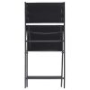 Folding Outdoor Chairs 2 pcs Steel and Textilene
