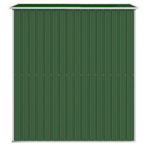 Garden Shed Green 192x191x223 cm Galvanised Steel