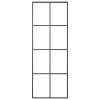 Sliding Door with Hardware Set 76×205 cm ESG Glass&Aluminium
