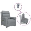 Stand up Massage Chair Light Grey Fabric