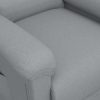 Stand up Massage Chair Light Grey Fabric