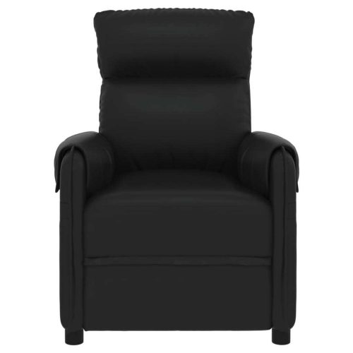 Stand up Massage Chair Black Faux Leather