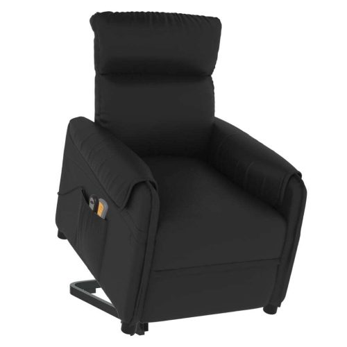 Stand up Massage Chair Black Faux Leather